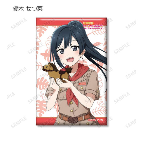 『ラブライブ!虹ヶ咲学園スクールアイドル同好会』東武動物公園コラボ 描き下ろし サファリルックver. トレーディングスクエア缶バッジ(単位/BOX)【202505再販】