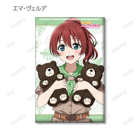 『ラブライブ!虹ヶ咲学園スクールアイドル同好会』東武動物公園コラボ 描き下ろし サファリルックver. トレーディングスクエア缶バッジ(単位/BOX)【202505再販】