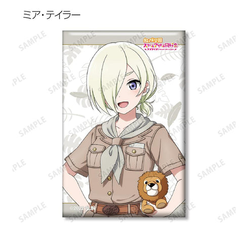 『ラブライブ!虹ヶ咲学園スクールアイドル同好会』東武動物公園コラボ 描き下ろし サファリルックver. トレーディングスクエア缶バッジ(単位/BOX)【202505再販】