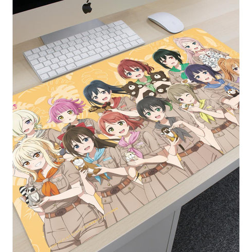 『ラブライブ!虹ヶ咲学園スクールアイドル同好会』東武動物公園コラボ 描き下ろし 集合 サファリルックver. マルチデスクマット【202505再販】