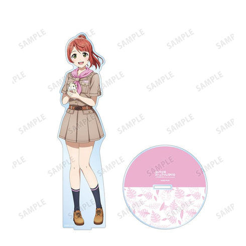 『ラブライブ!虹ヶ咲学園スクールアイドル同好会』東武動物公園コラボ 描き下ろし 上原 歩夢 サファリルックver. 特大アクリルスタンド