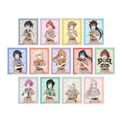 『ラブライブ!虹ヶ咲学園スクールアイドル同好会』東武動物公園コラボ 描き下ろし サファリルックver. トレーディングアクリルカード(単位/BOX)【202505再販】