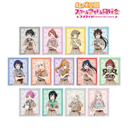 『ラブライブ!虹ヶ咲学園スクールアイドル同好会』東武動物公園コラボ 描き下ろし サファリルックver. トレーディングアクリルカード(単位/BOX)