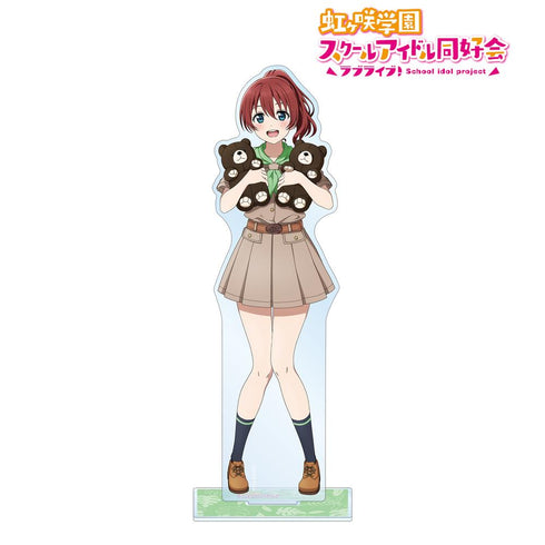 『ラブライブ!虹ヶ咲学園スクールアイドル同好会』東武動物公園コラボ 描き下ろし エマ・ヴェルデ サファリルックver. BIGアクリルスタンド【202505再販】