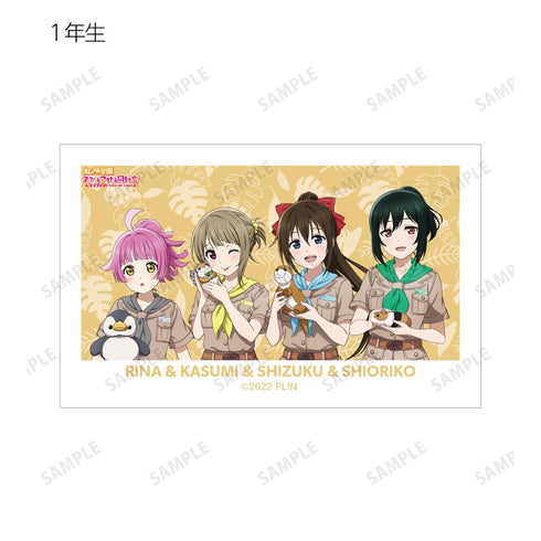 『ラブライブ!虹ヶ咲学園スクールアイドル同好会』東武動物公園コラボ 描き下ろし サファリルックver. トレーディングインスタントカメラ風イラストカード2枚セット(単位/BOX)