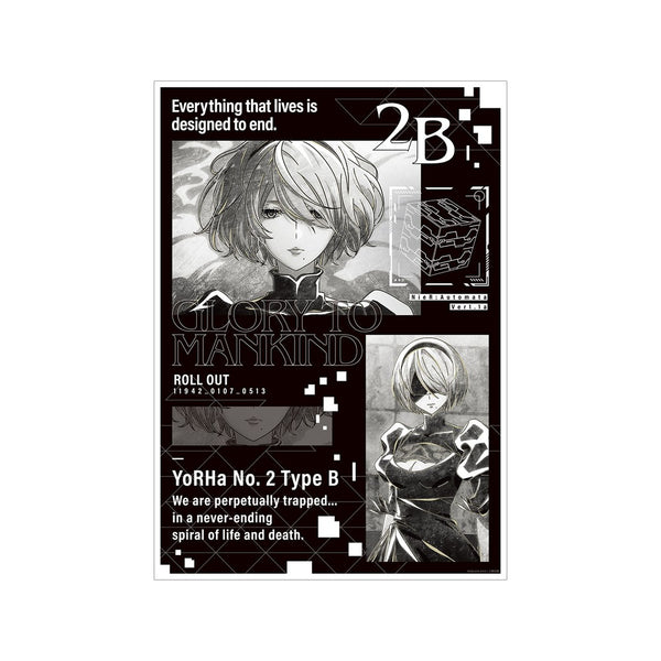 『NieR:Automata Ver1.1a』2B Ani-Art BLACK LABEL A3マット加工ポスター【202610再販】