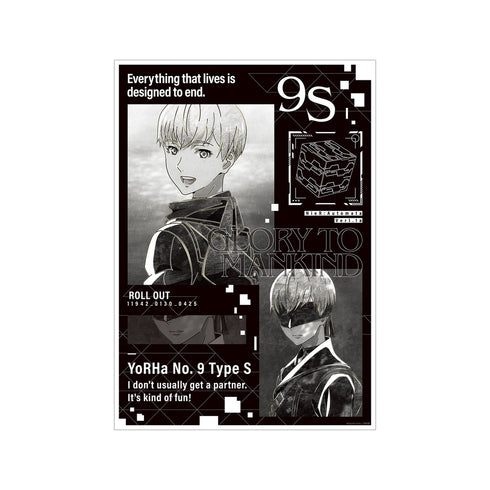 『NieR:Automata Ver1.1a』9S Ani-Art BLACK LABEL A3マット加工ポスター【202610再販】