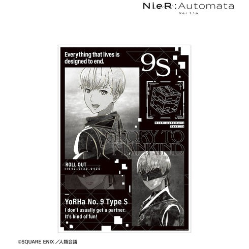 『NieR:Automata Ver1.1a』9S Ani-Art BLACK LABEL A3マット加工ポスター【202610再販】
