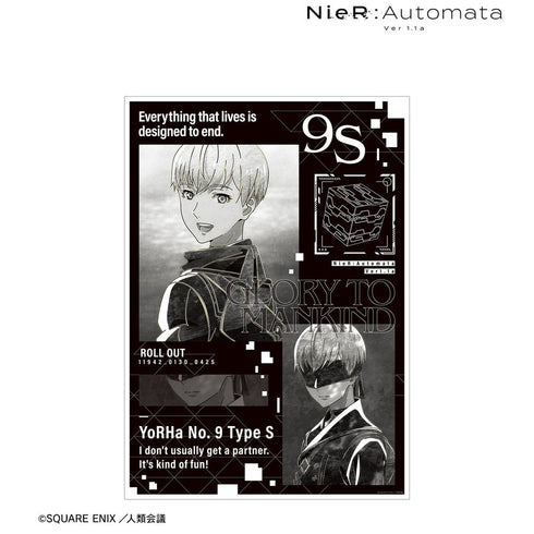 『NieR:Automata Ver1.1a』9S Ani-Art BLACK LABEL A3マット加工ポスター【202602再販】