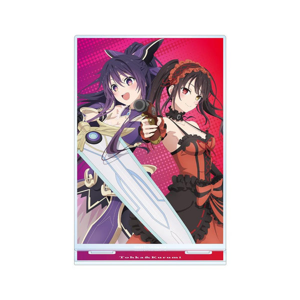 《约会大作战V》夜刀神十香&时崎狂三 日历插画大号亚克力立牌【202604再版】