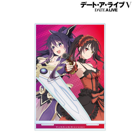 《约会大作战V》夜刀神十香&时崎狂三 日历插画大号亚克力立牌【202604再版】