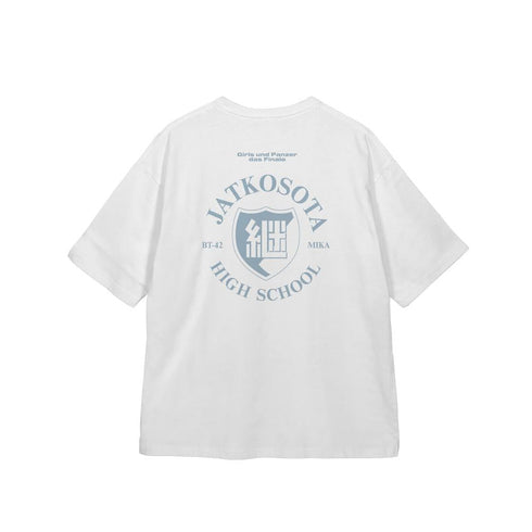 『ガールズ&パンツァー 最終章』描き下ろし デート私服ver. ミカ 着用 BIGシルエットTシャツユニセックス【202507再販】