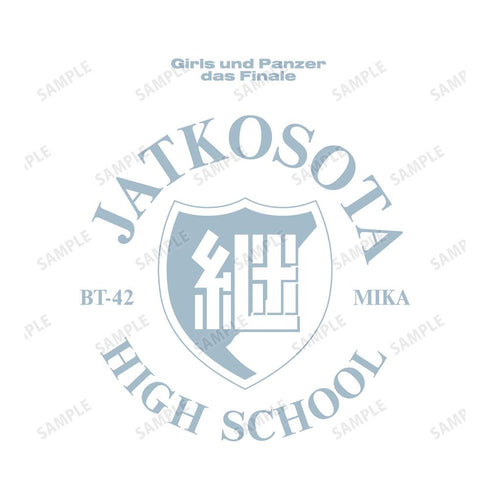 『ガールズ&パンツァー 最終章』描き下ろし デート私服ver. ミカ 着用 BIGシルエットTシャツユニセックス