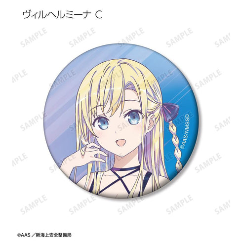 『ハイスクール・フリート』描き下ろし ココ・ミーナ トレーディング Ani-Art clear label 第2弾 マット缶バッジ(単位/BOX)【202603再販】