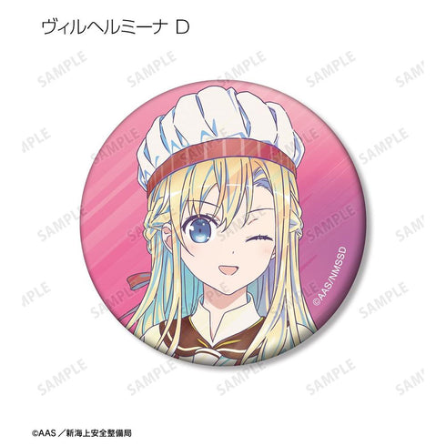 『ハイスクール・フリート』描き下ろし ココ・ミーナ トレーディング Ani-Art clear label 第2弾 マット缶バッジ(単位/BOX)【202603再販】