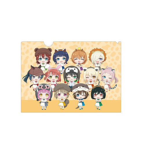 『ラブライブ!虹ヶ咲学園スクールアイドル同好会』東武動物公園コラボ 集合 ちびキャラ クリアファイル【202505再販】
