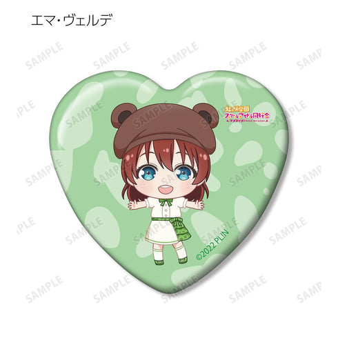 『ラブライブ!虹ヶ咲学園スクールアイドル同好会』東武動物公園コラボ トレーディング ちびキャラ ハート型缶バッジ(単位/BOX)【202505再販】