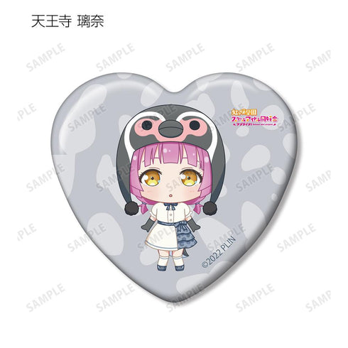 『ラブライブ!虹ヶ咲学園スクールアイドル同好会』東武動物公園コラボ トレーディング ちびキャラ ハート型缶バッジ(単位/BOX)【202505再販】