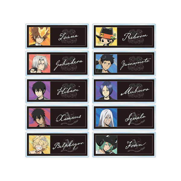 『家庭教師ヒットマンREBORN!』描き下ろし カジュアルコーデver. トレーディングアクリルネームプレート(単位/BOX)【202512再販】