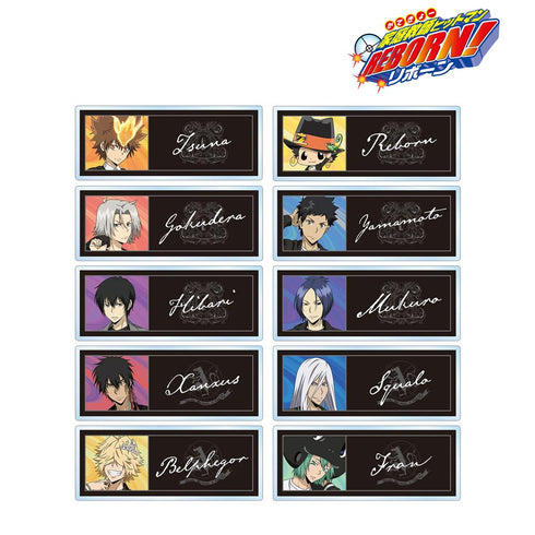『家庭教師ヒットマンREBORN!』描き下ろし カジュアルコーデver. トレーディングアクリルネームプレート(単位/BOX)【202512再販】