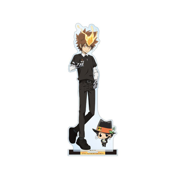 『家庭教師ヒットマンREBORN!』描き下ろし 沢田 綱吉&リボーン カジュアルコーデver. 特大アクリルスタンド【202512再販】