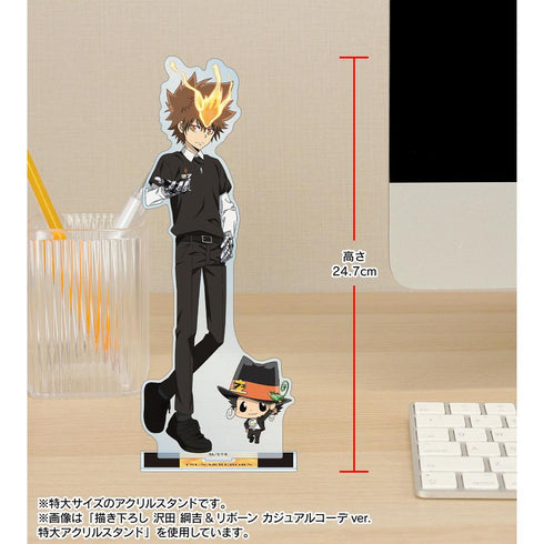 『家庭教師ヒットマンREBORN!』描き下ろし 獄寺 隼人 カジュアルコーデver. 特大アクリルスタンド【202606再販】