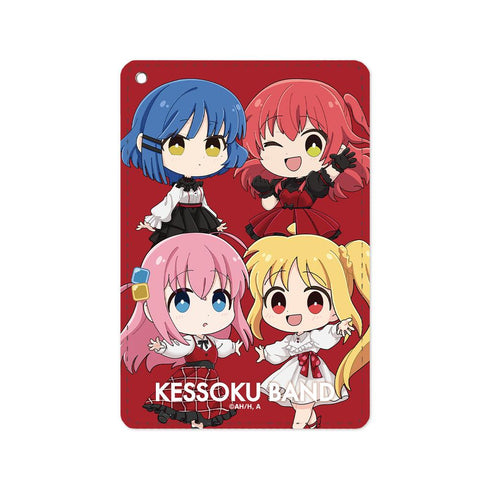 『ぼっち・ざ・ろっく!』結束バンド ちびキャラ 赤いドレスver. 1ポケットパスケース【202510再販】
