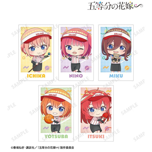 『五等分の花嫁∽』ちびキャラ インスタントカメラ風イラストカード5枚セット ver.B