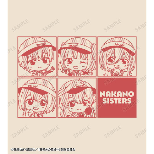 『五等分の花嫁∽』集合 ちびキャラ BIGジップトートバッグ ver.B