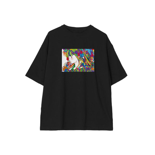 『おやすみプンプン』田中愛子 BIGシルエットTシャツユニセックス