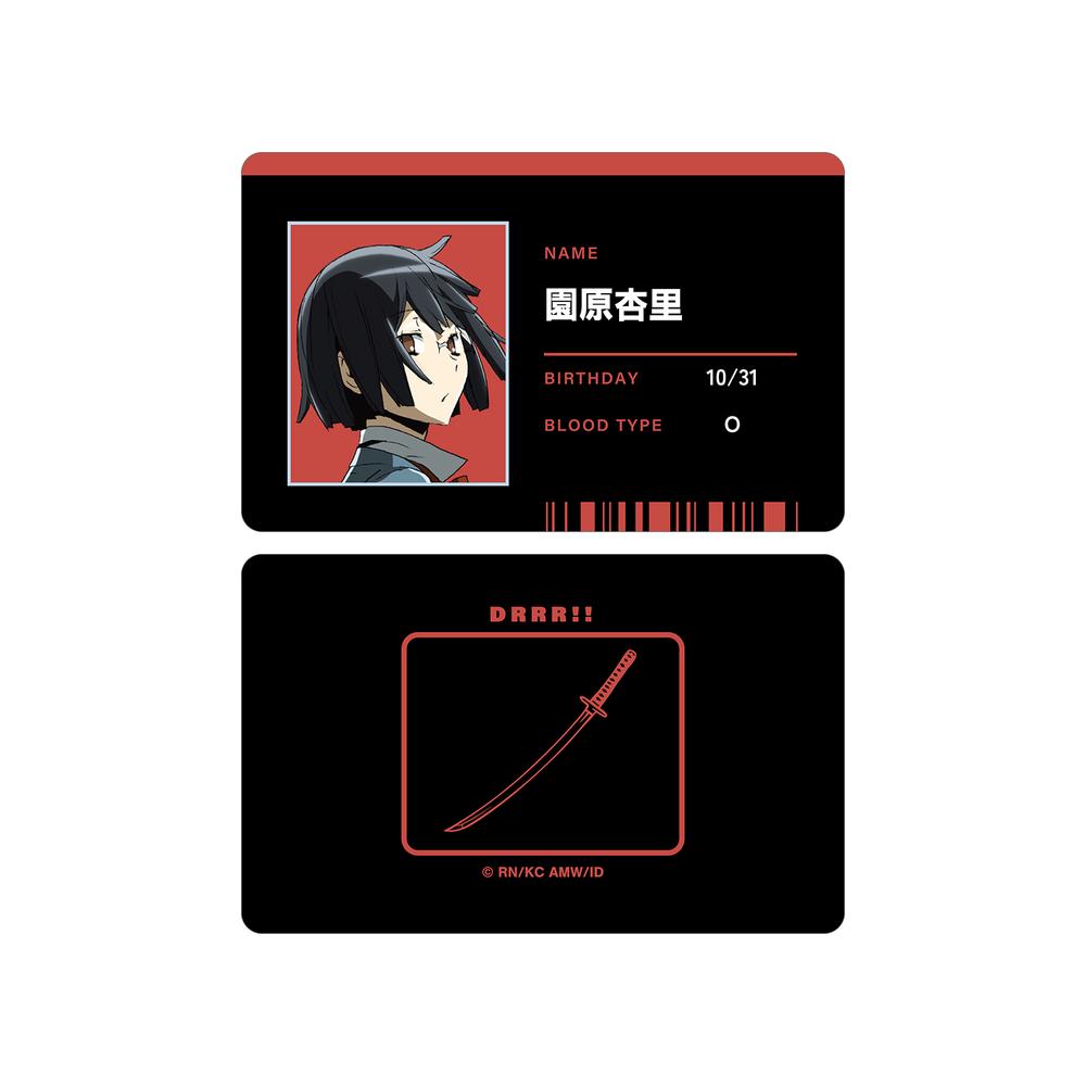 デュラララ!!×2』園原杏里 IDカード – Anime Store JP（アニメストア.JP）