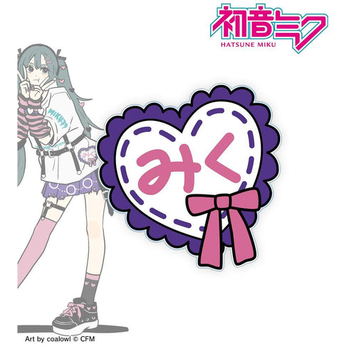 《初音未来》全新绘制 初音未来 Art by coalowl 插画款BIG姓名牌 ver.B【202608再版】