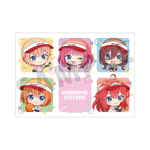 『五等分の花嫁∽』集合 ちびキャラ A3マット加工ポスター ver.B
