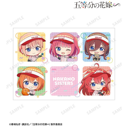 『五等分の花嫁∽』集合 ちびキャラ A3マット加工ポスター ver.B