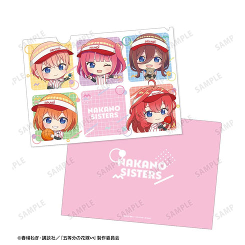 『五等分の花嫁∽』集合 ちびキャラ クリアファイル ver.B
