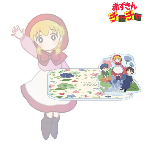 『赤ずきんチャチャ』チャチャ&リーヤ(変身前)&しいね Botania アクリルスタンド付きコースター