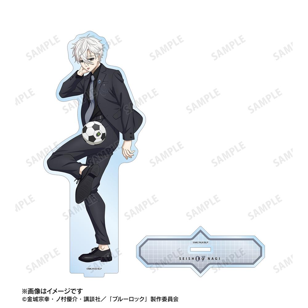 【新品未開封】ブルーロック UGCコラボ 凪誠士郎 BIGアクスタ＋ジャケット ブルーロック UGC アパレル 凪誠士郎 レザージャケット アクリル