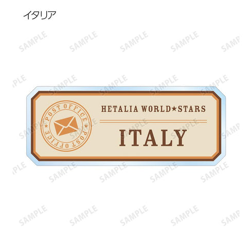 『ヘタリア World★Stars』描き下ろし 郵便屋ver. 着用トレーディングアクリルネームプレート(単位/BOX)