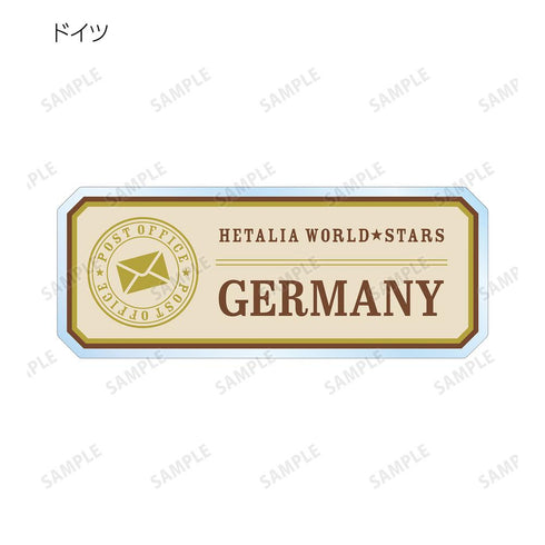 『ヘタリア World★Stars』描き下ろし 郵便屋ver. 着用トレーディングアクリルネームプレート(単位/BOX)