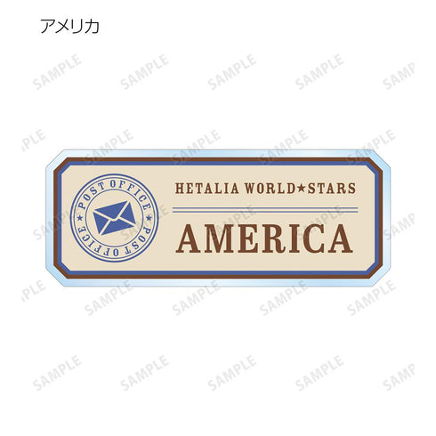 『ヘタリア World★Stars』描き下ろし 郵便屋ver. 着用トレーディングアクリルネームプレート(単位/BOX)