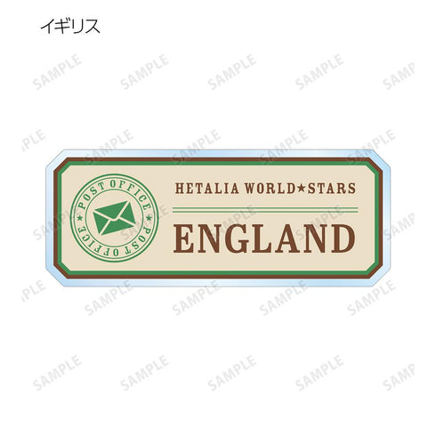 『ヘタリア World★Stars』描き下ろし 郵便屋ver. 着用トレーディングアクリルネームプレート(単位/BOX)