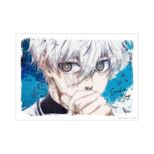 《藍鎖》凪 誠士郎 grunge CANVAS A3 霧面處理海報