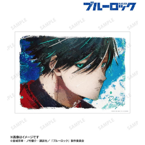 『ブルーロック』糸師 凛 grunge CANVAS A3マット加工ポスター【202502再販】