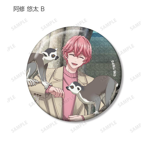 『B-PROJECT ~熱烈*ラブコール~』描き下ろし 動物とのふれあいver. トレーディンググリッター缶バッジ(単位/BOX)