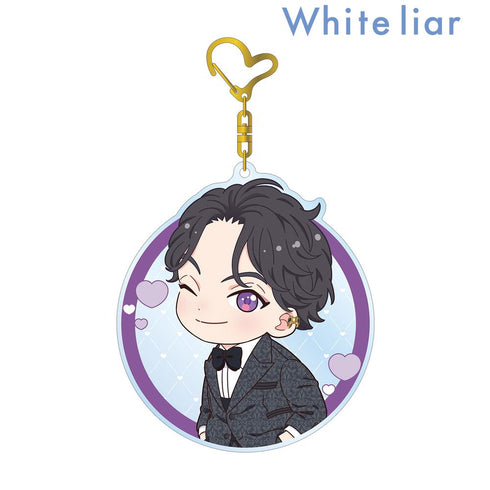 『ホワイトライアー』芹澤 知先生 描き下ろし 陣ノ内 大河 ちびキャラ カンヌ衣装ver. BIGアクリルキーホルダー