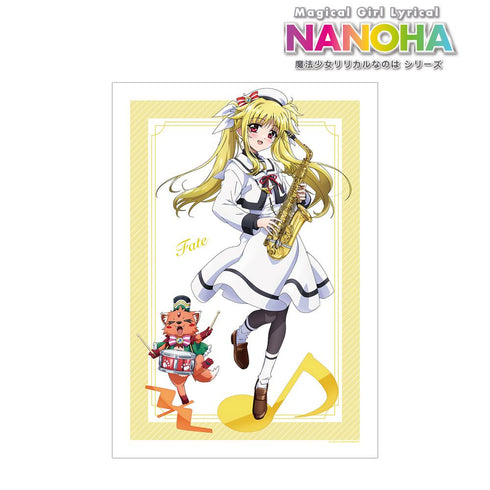 『魔法少女リリカルなのはシリーズ』描き下ろし フェイト・T・ハラオウン&アルフ 吹奏楽ver. A3マット加工ポスター