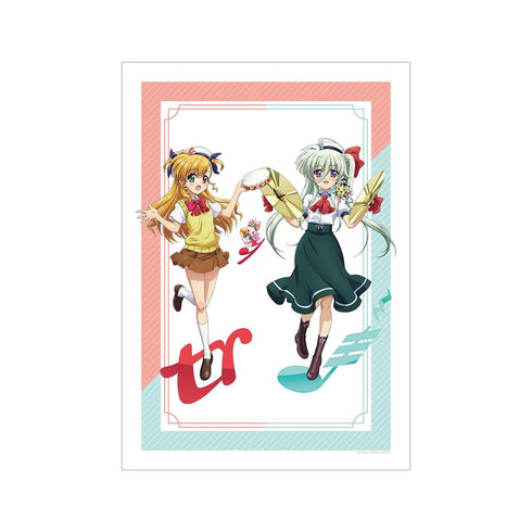 『魔法少女リリカルなのはシリーズ』描き下ろし 高町ヴィヴィオ&クリス&アインハルト・ストラトス&アスティオン 吹奏楽ver. A3マット加工ポスター【202506再販】
