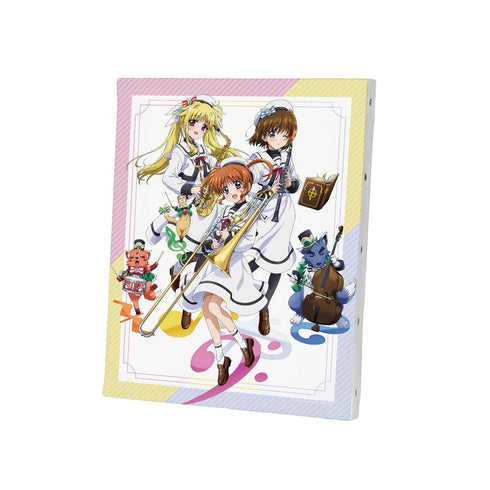 『魔法少女リリカルなのはシリーズ』描き下ろし 高町なのは&ユーノ&フェイト・T・ハラオウン&アルフ&八神はやて&ザフィーラ 吹奏楽ver. キャンバスボード【202506再販】