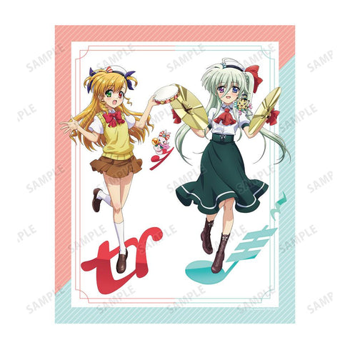 『魔法少女リリカルなのはシリーズ』描き下ろし 高町ヴィヴィオ&クリス&アインハルト・ストラトス&アスティオン 吹奏楽ver. キャンバスボード
