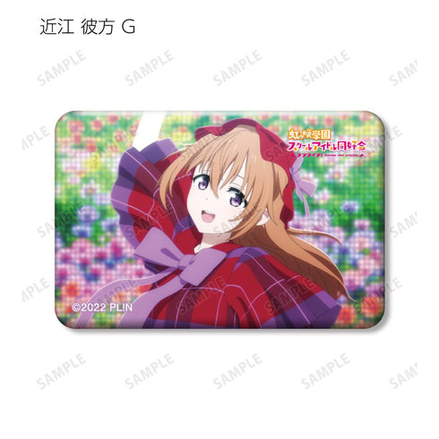 『ラブライブ!虹ヶ咲学園スクールアイドル同好会』トレーディング 近江 彼方 場面写スクエア缶バッジ(単位/BOX)【202503再販】